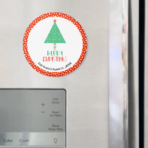 Moderner Weihnachtsbaum Magnet
