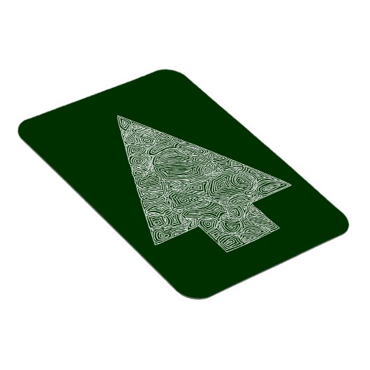 Moderner Weihnachtsbaum Magnet (Rechte Seite)