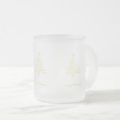 Moderner Weihnachtsbaum Mattglastasse (VorderseiteRechts)