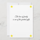 Moderner Weihnachtsbaum mit Foto Ornamenten Schwar Karte (Rückseite)