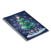 Moderner Weihnachtsbaum Notizblock (Rechte Seite)