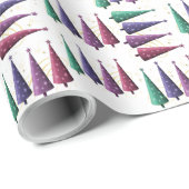 Moderner Weihnachtsbaum - Packpapier (Rolleneckpunkt)