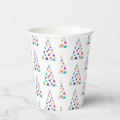 Moderner Weihnachtsbaum Pappbecher (Rechts)