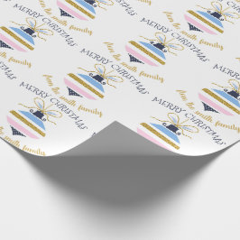 Moderner Weihnachtsbaum Personalisiert Geschenkpapier