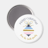 Moderner Weihnachtsbaum Personalisiert Magnet (Vorderseite/Rückseite)
