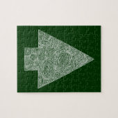 Moderner Weihnachtsbaum Puzzle (Horizontal)