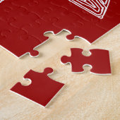 Moderner Weihnachtsbaum Puzzle (Seite)