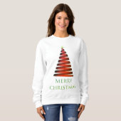 Moderner Weihnachtsbaum-T - Shirt (Vorne ganz)
