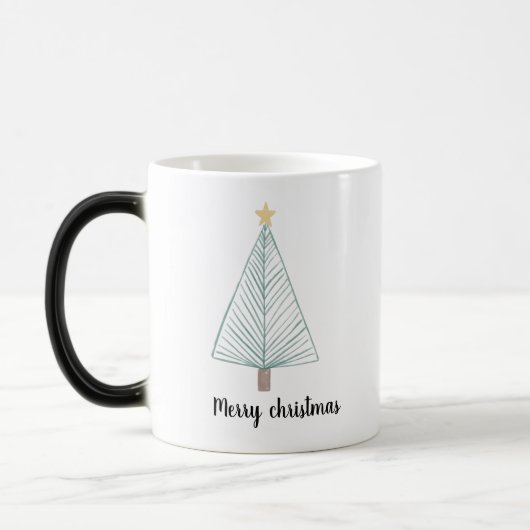 Moderner Weihnachtsbaum Verwandlungstasse (Links)