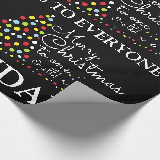 Moderner Weihnachtsbaum, Weihnachtsweihpapier Geschenkpapier (Ecke)