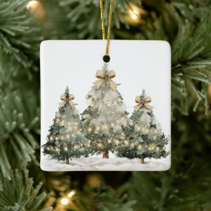 Moderner Weihnachtsbaumschmuck Keramikornament