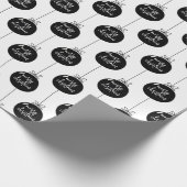 Moderner Weihnachtsfeiertag Geschenkpapier (Ecke)