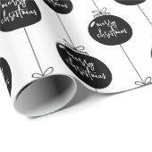 Moderner Weihnachtsfeiertag Geschenkpapier (Rolleneckpunkt)