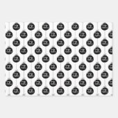 Moderner Weihnachtsfeiertag Geschenkpapier Set (Vorderseite 3)