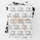 Moderner Weihnachtsfeiertag Geschenkpapier Set (Beispiel)