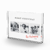 Moderner Weihnachtsfeiertag mit minimalem Foto (Rechts)