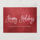 Moderner Weihnachtsfeiertag Postkarte (Vorderseite)