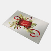 Moderner Weihnachtsfeiertag Türmchen Fußmatte (Schrägansicht)