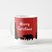 Moderner Weihnachtsgebäck Kaffeetasse (Vorderseite Links)