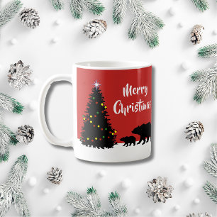 Moderner Weihnachtsgebäck Kaffeetasse