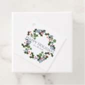 Moderner Weihnachtskranz Weihnachtsgeschenk-Anhäng Geschenkanhänger (Beispiel)