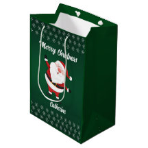Moderner Weihnachtsmann frohe Weihnachten