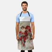 moderner Weihnachtsmann Schürze (Getragen)