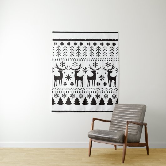 Moderner Weihnachtsmann Wandteppich (Beispiel)