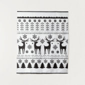 Moderner Weihnachtsmann Wandteppich (Vorderseite)