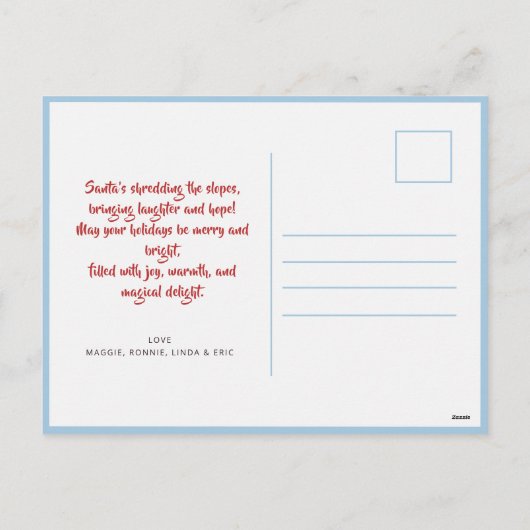 Moderner Weihnachtsmann Weihnachten Weihnachten (Rückseite)