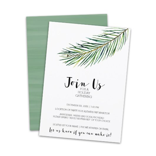 Moderner Weihnachtsmarkt Einladung