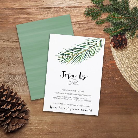 Moderner Weihnachtsmarkt Einladung