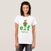 Moderner Weihnachtsmusikalischer Elf Squad T - Shi T-Shirt (Vorne ganz)