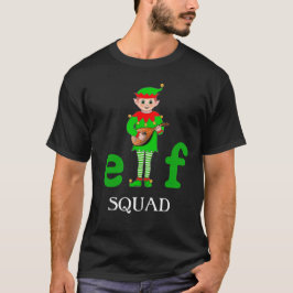 Moderner Weihnachtsmusikalischer Elf Squad T - Shi T-Shirt