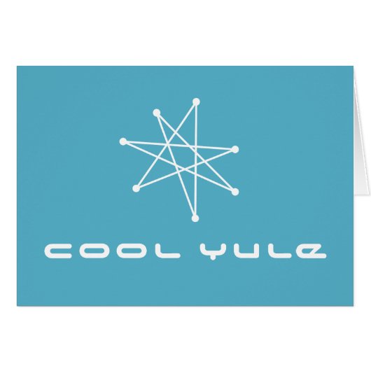 Moderner Weihnachtsstar der Atomischen Sternexplos (Vorderseite (Horizontal))