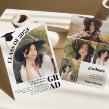 Moderner, weißer 5 Foto Abschluss