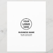 Moderner weißer Flyer für Berufliche Finanzdienstl (Hinten)