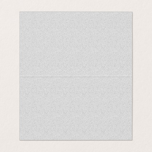 Moderner Weißer Glitzer Visitenkarten (Innenseite Aufgefaltet)