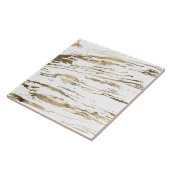 Moderner weißer Marmor Abstrakt Fliese (Seite)