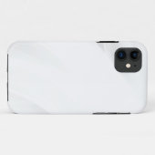 Moderner weißer Marmor Case Mate Tough Apple (Rückseite (Horizontal))