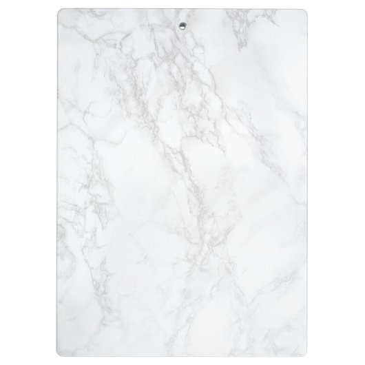 Moderner weißer Marmor mit Minz-Grün-Block nach Ma Klemmbrett (Rückseite)