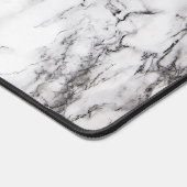 Moderner weißer Marmor Schreibtischunterlage (Ecke)