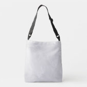 Moderner weißer Marmorwirbel Tragetaschen Mit Langen Trägern (Rückseite)