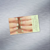 Moderner WELLNESS-CENTER Beauty Salon Magnetische Visitenkarte (Beispiel)