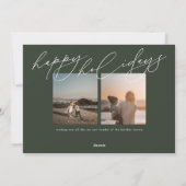 Moderner Weltfrieden Grosses Foto Religiös Feiertagskarte (Rückseite)