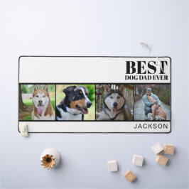 Moderner White Dog Vater kundenspezifisch vier Fot Schreibtischunterlage