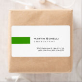 Moderner White Green Simple Consultant (Insitu)