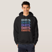 Moderner, wiederholter Text Daryl Hoodie (Vorne ganz)