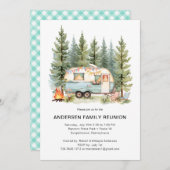 Moderner Wiedersehen Rustikaler Wald Einfache Einl Einladung (Vorne/Hinten)