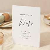 Moderner Wifi-Code, Wifi Connect Einladung